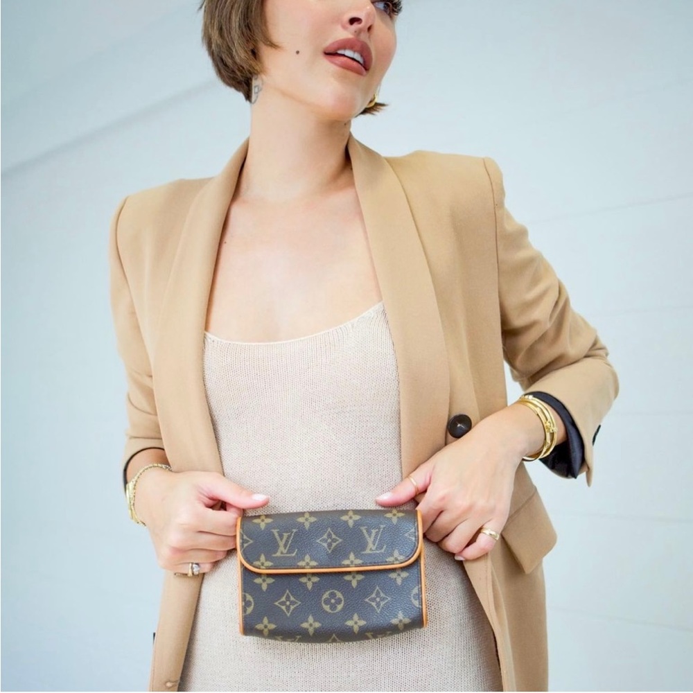 LV monogram florentine pochette belt bag